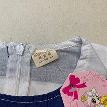 Load image into Gallery viewer, Girls Hao Ling Fan, blue &amp; white lightweight dress, NEW, size 2, L: 45cm
