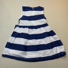 Load image into Gallery viewer, Girls Hao Ling Fan, blue &amp; white lightweight dress, NEW, size 2, L: 45cm