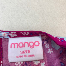 Load image into Gallery viewer, Girls Mango, floral lightweight long sleeve top, NEW, size 5,  