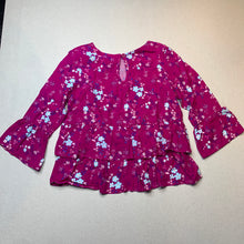 Load image into Gallery viewer, Girls Mango, floral lightweight long sleeve top, NEW, size 5,  