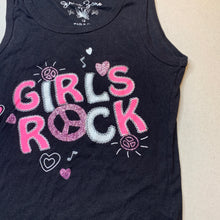 Load image into Gallery viewer, Girls Junior Zone, black cotton singlet / tank top, EUC, size 12,  