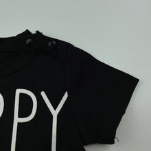 Load image into Gallery viewer, unisex Milk Threads, black lightweight t-shirt / top, NEW, size 00,  