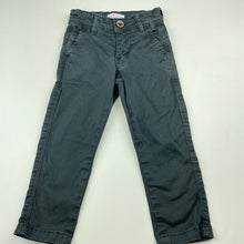Load image into Gallery viewer, Boys Bach Pan, grey stretch cotton casual pants, adjustable, Inside leg: 32cm, GUC, size 2-3,  
