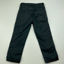 Load image into Gallery viewer, Boys Bach Pan, grey stretch cotton casual pants, adjustable, Inside leg: 32cm, GUC, size 2-3,  