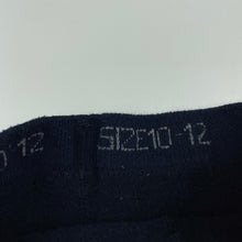 Load image into Gallery viewer, Girls navy, stretchy stockings, GUC, size 10-12,  