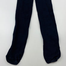 Load image into Gallery viewer, Girls navy, stretchy stockings, GUC, size 6-8,  