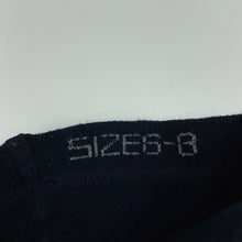 Load image into Gallery viewer, Girls navy, stretchy stockings, GUC, size 6-8,  