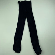 Load image into Gallery viewer, Girls navy, stretchy stockings, GUC, size 6-8,  