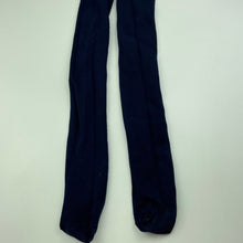 Load image into Gallery viewer, Girls navy, stretchy stockings, EUC, size 10-12,  