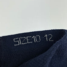 Load image into Gallery viewer, Girls navy, stretchy stockings, EUC, size 10-12,  