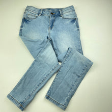 Load image into Gallery viewer, Girls Anko, blue stretch denim jeans, adjustable, Inside leg: 52.5cm, EUC, size 10,  