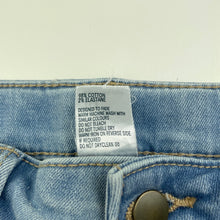 Load image into Gallery viewer, Girls Anko, blue stretch denim jeans, adjustable, Inside leg: 52.5cm, EUC, size 10,  
