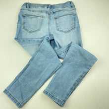 Load image into Gallery viewer, Girls Anko, blue stretch denim jeans, adjustable, Inside leg: 52.5cm, EUC, size 10,  