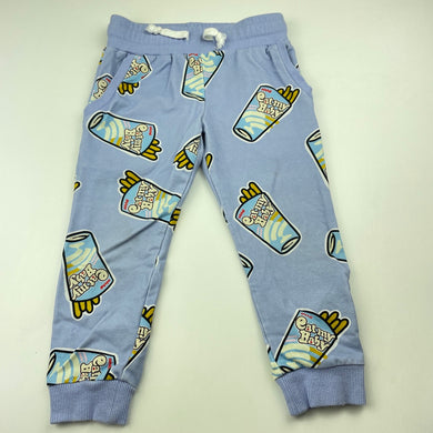 unisex Eat My Baby, lightweight stretchy track pants, elasticated, Inside leg: 33cm, GUC, size 1,  