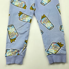 Load image into Gallery viewer, unisex Eat My Baby, lightweight stretchy track pants, elasticated, Inside leg: 33cm, GUC, size 1,  