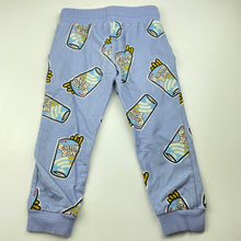 Load image into Gallery viewer, unisex Eat My Baby, lightweight stretchy track pants, elasticated, Inside leg: 33cm, GUC, size 1,  