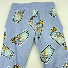 Load image into Gallery viewer, unisex Eat My Baby, lightweight stretchy track pants, elasticated, Inside leg: 33cm, GUC, size 1,  