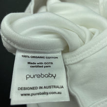 Load image into Gallery viewer, unisex purebaby, 0.5 Tog organic cotton sleeping bag, L: 71cm, EUC, size 0000-000,  