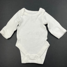 Load image into Gallery viewer, unisex M&amp;S, soft cotton bodysuit / romper, GUC, size 0000,  