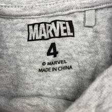 Load image into Gallery viewer, Boys Marvel, superheroes t-shirt / top, GUC, size 4,  