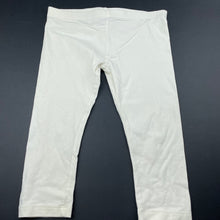 Load image into Gallery viewer, Girls Emerson, cream cropped leggings, Inside leg: 33cm, GUC, size 8,  