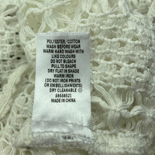 Load image into Gallery viewer, Girls Piping Hot, floral crochet waistcoat / top, GUC, size 9,  