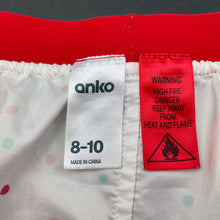 Load image into Gallery viewer, Girls Anko, lightweight pyjama shorts, elasticated, FUC, size 8-10,  