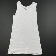 Load image into Gallery viewer, Girls Target, white cotton singlet top, EUC, size 4-6,  
