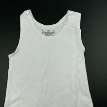Load image into Gallery viewer, Girls Target, white cotton singlet top, EUC, size 4-6,  