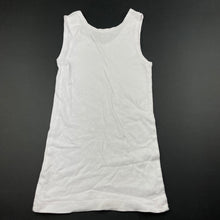 Load image into Gallery viewer, Girls Target, white cotton singlet top, EUC, size 4-6,  