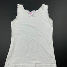 Load image into Gallery viewer, Girls Mango, white singlet top, FUC, size 6,  