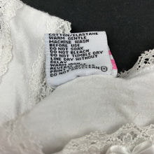 Load image into Gallery viewer, Girls Mango, white singlet top, FUC, size 6,  