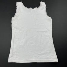 Load image into Gallery viewer, Girls Mango, white singlet top, FUC, size 6,  