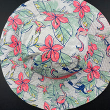 Load image into Gallery viewer, Girls Charlie &amp; Me, floral cotton bucket hat, GUC, size 12-14,  