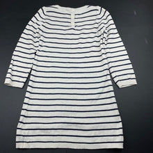 Load image into Gallery viewer, Girls Target, embroidered knitted cotton long sleeve dress, FUC, size 5, L: 58cm
