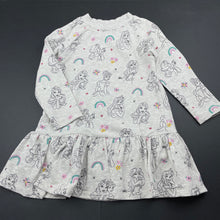 Load image into Gallery viewer, Girls Disney Princess, casual long sleeve dress, EUC, size 2, L: 45cm