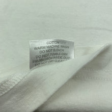 Load image into Gallery viewer, Boys Marquise, white cotton singlet top, train, EUC, size 0,  