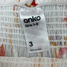 Load image into Gallery viewer, Girls Anko, lightweight crinkle cotton summer top, EUC, size 3,  