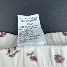 Load image into Gallery viewer, Girls Dymples, floral stretchy leggings / bottoms, EUC, size 1,  