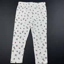 Load image into Gallery viewer, Girls Dymples, floral stretchy leggings / bottoms, EUC, size 1,  