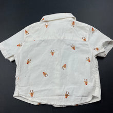 Load image into Gallery viewer, Boys Anko, Christmas cotton short sleeve shirt, EUC, size 1,  