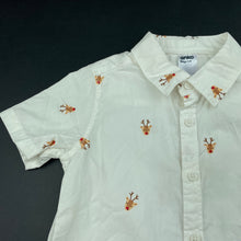 Load image into Gallery viewer, Boys Anko, Christmas cotton short sleeve shirt, EUC, size 3,  