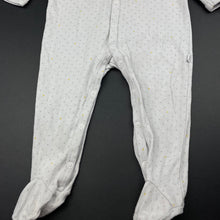 Load image into Gallery viewer, unisex Marquise, grey cotton coverall / romper, FUC, size 0,  