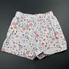 Load image into Gallery viewer, Girls Target, lightweight floral cotton pyjama shorts, EUC, size 10,  