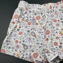 Load image into Gallery viewer, Girls Target, lightweight floral cotton pyjama shorts, EUC, size 10,  