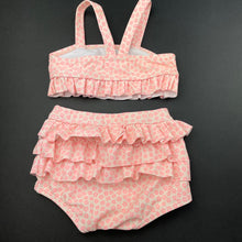 Load image into Gallery viewer, Girls Cotton On, floral swim top &amp; bottoms, GUC, size 00,  