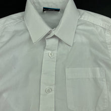 Load image into Gallery viewer, Boys School Zone, white long sleeve school shirt, FUC, size 6,  