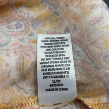 Load image into Gallery viewer, Girls Target, paisley viscose / linen summer dress, EUC, size 10, L: 73cm
