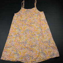Load image into Gallery viewer, Girls Target, paisley viscose / linen summer dress, EUC, size 10, L: 73cm