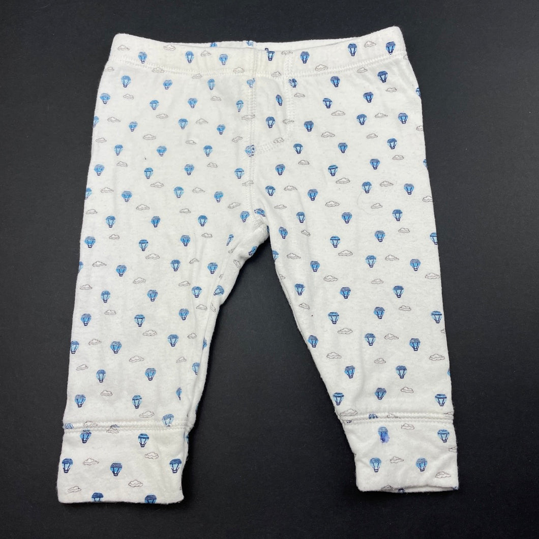 Boys Baby World, soft cotton leggings / bottoms, GUC, size 00,  